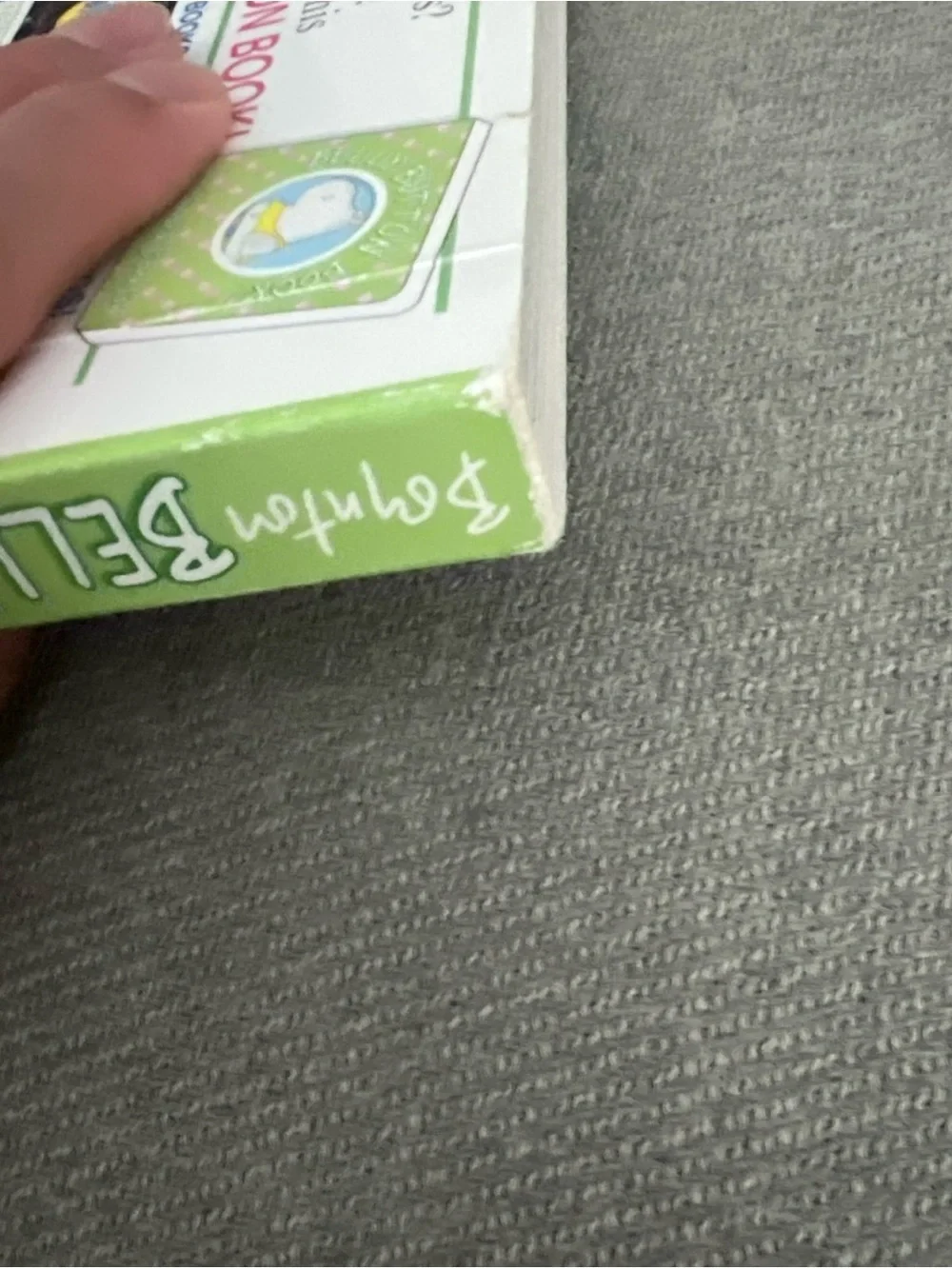 Sandra Boynton Belly Button Book — Green with Pink Polka Dots